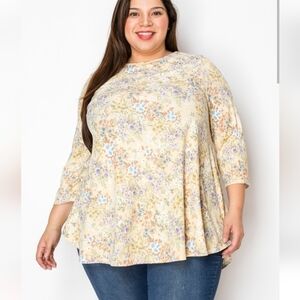 Chic Floral Women's Blouse